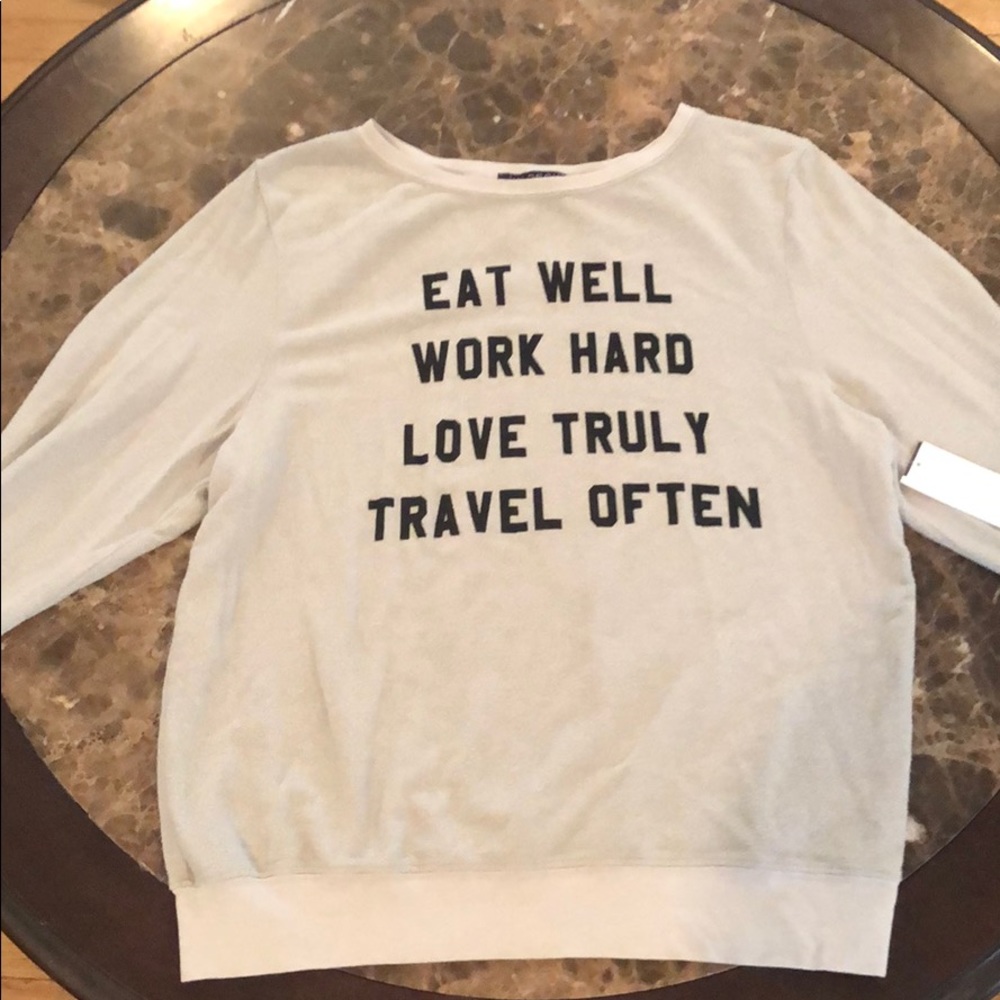 WILDFOX Pullover light grey sweater